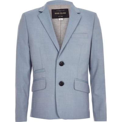 Boys light blue suit blazer